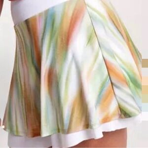 CALIA by Carrie Underwood Multicolor Women's Double Layer Athletic Skort Large